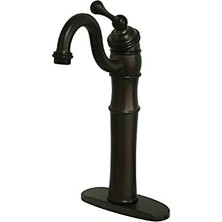 Ala Store KB3425BL Viktorya Dönemi Lavabo Musluğu, Yağla Pürüzsüzleştirilmiş Bronz