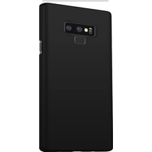 Ala Store Galaxy 9 ile Uyumlu Kapak Mat Siyah Silikon Lux Kılıf
