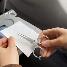 Ala Store Katlanabilir Seyahat Makası – Paslanmaz Çelik, Kompakt, Dayanıklı, Taşınabilir Cep Makası | Uçak, Kamp ve Ilk Yardım Kullanımı Için Ideal