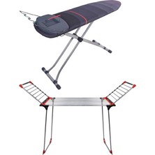 Ala Store MM151 Ultraboard Ütü Masası MM080 Lüx Alüminyum Çamaşır Kurutmalık Set