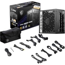 Ala Store Msı Psu Mpg A850G Pcıe5 850W 80 Plus Gold Actıve Pfc Full Modular Güç Kaynağı (Psu)