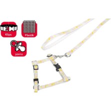 Ala Store Yavru Köpek Göğüs Tasma+Uzatma 25-35 Cm, Mavi