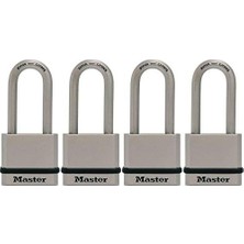 Ala Store M530XKADLHCCSEN Asma Kilit Kaplamalı Askı ve 5,1 cm Ütü Mesafesi, Aynı Kapanır, 1,9 cm Genişliğinde 4'lü Paket Keyed Alike