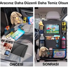 Ala Store 8 Bölmeli Araç Koltuk Arkası Organizer Araba Koltuk Arkası Eşya Düzenleyici Organizer