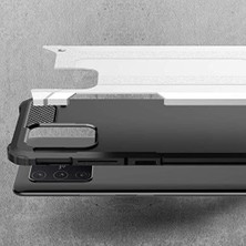Ala Store Galaxy A91 (S10 Lite) Kılıf Rugged Armor Gümüş