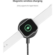 Ala Store Pd 100W Destekli 5'i 1 Arada Naylon Örgülü Kablo, Çoklu Şarj Kablosu USB A/c Tipi C/yıldırım/manyetik Saat,, Ipad, Macbook, Galaxy ile Uyumlu