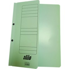 Stilo Lux Yarım Kapak Telli Dosya ( Yeşil ) ( 10 Adet )