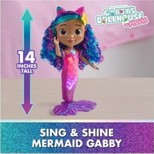 Ala Store Dreamworks Gabby's Dollhouse Film, Sing & Mermaid Gabby, Işıklar ve Sesler ile Su Geçirmez Deniz Kızı Bebek, 3 Yaş ve Üzeri Kız ve Erkek Çocuk Oyuncakları