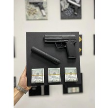 Oko Design 3D Dekoratif Tablo - Usp-S ve Para