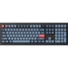 Ala Store Keychron V6 Max Rgb Full Size Mekanik Red Switch 2.4 Ghz Kablosuz Ingilizce Siyah Klavye