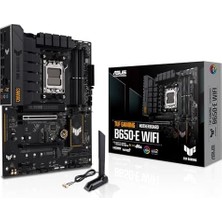 Ala Store Tuf Gaming B650-E Wıfı Amd B650 Am5 Ddr5 8000 Dp HDMI 3x M2 Usb3.2 Wifi 6e + Bt Aura Rgb 2.5gbit Lan Atx Tuf Protectıon, Q-, Armoury Crate, Anakart