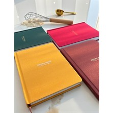 Ala Store Tarif Defteri – A5 Boyutunda Sert Kapaklı 100+ Tariflik Recipe Journal, Ölçü Tablosu, Not Alanı, Indeks ve Şef Soruları (Kırmızı)