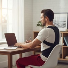 Ala Store Dik Duruş Korsesi Kadın Erkek Kamburluk Önleyici Korse Sırt Omuz Kambur Dikduruş Durmak Için Korseler Unısex Çift Balenli Korse