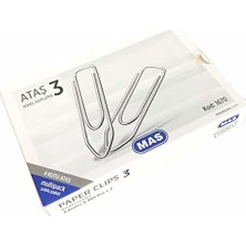 Ala Store Mas Multipack Ataş No:3 Nikel Kaplı 100 Adet 4 Paket
