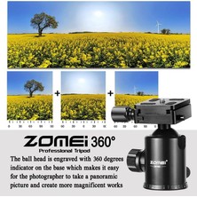 Ala Store Zomeı Z818C Profesyonel Taşınabilir Karbon Fiber Dijital Kamera ve Kamera Monopod Standı, Tüm Için Top Başlıklı (Siyah)