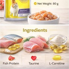 Ala Store Me-O Kısırlaştırılmış Kedi Yaşmama 12X80 gr