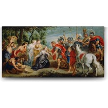 Ala Store Peter Paul Rubens - The Meeting Of David Tablosu - 60X30CM