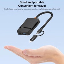 Ala Store 8in1 Type-C Çoklayıcı Adaptör, USB Hub Çevirici USB A, Sd, Tf, Ms Kart Girişli Çok Portlu Dönüştürücü, Laptop,, Tablet, Uyumlu, Hızlı Veri Aktarımı, Tak-Çalıştır
