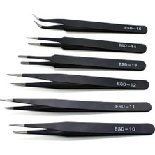 Ala Store Antistatik Cımbız Seti, Profesyonel Antistatik Cımbız Seti 6 Parça, Elektronik Cımbız, Esd Cımbız Takımı 6 Parça, Antistatik Cımbızlar