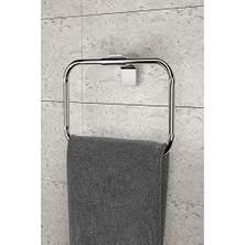 Ala Store Banyo F1 Model Paslanmaz Krom Kare Havlu Asacağı, Havluluk, Havlu Askısı 5 Yıl Garantili