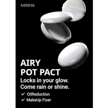 Ala Store Mat Bitişli Ultra Hafif Kompakt Pudra Airy Pot Pressed Powder (Translucent)