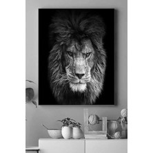 Ala Store (PSTER14996) Aslan Motivasyon Kanvas Tablo 3 40 x 60