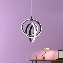 Ala Store Modern LED Sarkıt Avize – 23X80 cm Ayarlanabilir Gövdeli, 24W 6500K Beyaz Işık, Power LED Teknolojili, Siyah Gövdeli Şık Aydınlatma Armatürü Salon ve Mutfak