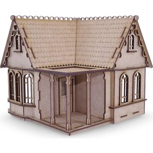 Algwood 3D Ahşap Iş Makinesi Maketi - 134 Parça Fonksiyonel Ekskavatör Model Seti