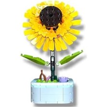 Ala Store Mınıso 150 Parça Ayçiçeği Yapım Seti - Gerçekçi ve Dekoratif Yapı Oyuncağı, DT06289-2