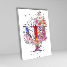 Ala Store Tekli Dikey Kanvas Psikoloji Poliklinik Tablosu Psişe Sembolü, 50 x 70