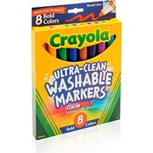 Ala Store Ultra-Clean Max Broad Washable Markers- Colors 8/pkg -58-7832