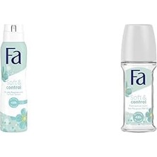 Ala Store Fa Soft & Control Kadın Yasemin Kokulu Deosprey 150 ml ve Fa Kadın Soft & Control Roll-On 50 ml Yasemin Kokulu 1 Adet