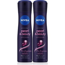 Ala Store Kadın Sprey Deodorant Pearl&beauty Fragrance,48 Saat Anti-Perspirant Koruma 150ML X2 Adet
