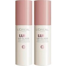 Ala Store Lumi Glass Islak Bitişli Stick Aydınlatıcı - 620 Glassy Pink Ballet (2 Paketi)