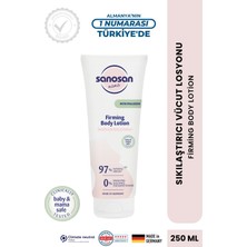 Sanosan Sıkılaştırıcı Vücut Losyonu 250 ml - Hyaluronik Asit ve Panthenol Kompleksli 24 Saat Nemlendirici ve Elastikiyet Artırıcı Bakım