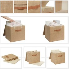 Ala Store Jüt Kapaklı Kutu 30 x 30 x 30 cm