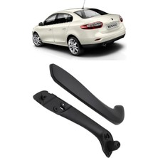 CME PARTS Renault Fluence 2009 - 2016 Uyumlu Sol Kapı Çekme Kolçağı Kolu Siyah Iç Dış 2 Parça 809540001R