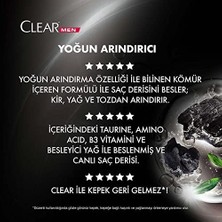 Ala Store Clear Men Yoğun Arındırıcı Kömür Kepeğe Karşı Etkili Şampuan 350 ml X2 + Clear Men Saç Dökülmesine Karşı Kahve Çekirdeği Özlü Kepeğe Karşı Etkili Şampuan 350 ml