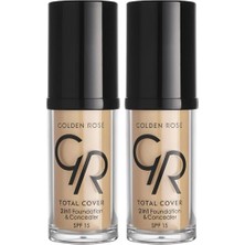 Ala Store Total Cover 2si1 Arada Kapatıcı ve Fondöten No: 05 Sand - 30 ml (2 Paketi)