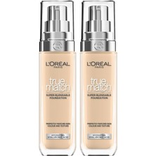 Ala Store L'oréal Paris Match Bakım Yapan Fondöten - 2n Nötr Alt Ton (2 Paketi)
