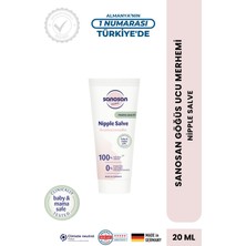 Sanosan Mama Göğüs Ucu Kremi 20 ml - %100 Saf ve Doğal Lanolin Içerikli Hassas ve Çatlamış Göğüs Uçları Için Onarıcı Bakım