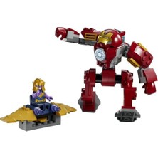 Ala Store Iron Man Hulkbuster Thanos’a Karşı 76263 – 4 Yaş ve Üzeri Çocuklar Için Süper Kahraman Hediyesi Fikri, Iron Man ve Uçağıyla Thanos Minifigürleri Içeren Oyuncak Yapım Seti (66 Parça)