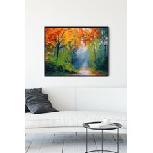 Ala Store (PSTER12897) Orman Sanatsal Çerçeveli Tablo (21X30CM)