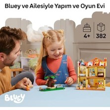 Ala Store Bluey’nin Aile Evi 11203-4 Yaş ve Üzeri Çocuklar Için Ev Içeren Yaratıcı Oyuncak Yapım Seti, Doğum Günü Hediyesi Fikri (382 Parça)