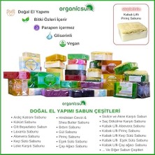 Ala Store Doğal Kabak Lifli Pirinç Sabunu 120 gr x 2 Adet Tüm Cilt Tipleri Için Beyazlatma Etkili E ve B Vitaminli