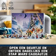 Ala Store ™ Yılbaşı Takvimi 2023 75366-6 Yaş ve Üzeri Seven Çocuklar Için 9 Karakter ve 15 Mini Model Içeren Yaratıcı Oyuncak Yapım Seti (320 Parça)