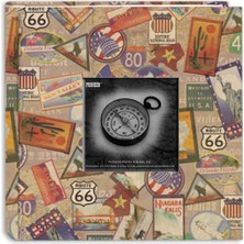 Ala Store Albums DA-200MAP/TS 200- Fotoğraf Albümü Baskılı Seyahat Tasarım Kapak, Seyahat Çıkartmaları