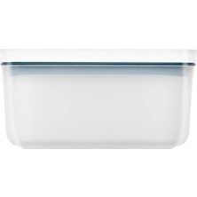 Ala Store Fresh & Save Vakumlu Saklama Kabı, M, Plastik, Yari Şeffaf-Akdeniz Mavisi