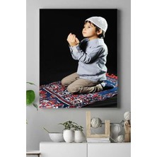 Ala Store (PSTER15883) Dua Eden Çocuk Kanvas Tablo 40 x 60