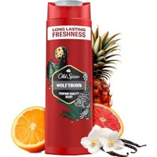 Ala Store Old Spice Wolfthorn Erkekler Için Duş Jeli ve Şampuan 400 ml 3lü Paket